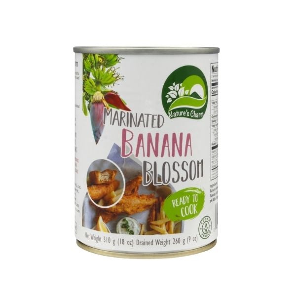 Marinated Banana Blossom (Ready to cook) (510g/tin)(vegan)